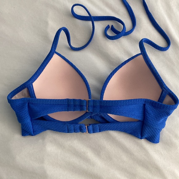 Shade & Shore Cobalt Bathing Suit Top - Picture 3 of 7